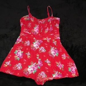 Forever21 floral romper